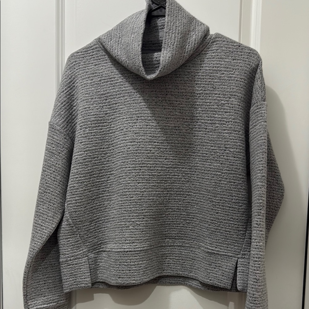 CALIA by Carrie Underwood Gray Cowl Neck Sweater